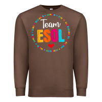 Chestnut back to school teachers crew students   team esol teacher t shirt Premium Sweatshirt - linhVisuals