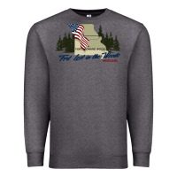 Charcoal Heather fort leonard wood fort lost in the woods missouri pullover hoodie Premium Sweatshirt - linhVisuals