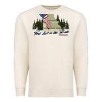 Sandshell fort leonard wood fort lost in the woods missouri pullover hoodie Premium Sweatshirt - linhVisuals