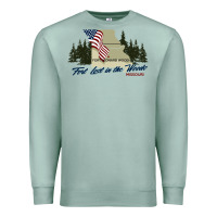 Seafoam fort leonard wood fort lost in the woods missouri pullover hoodie Premium Sweatshirt - linhVisuals