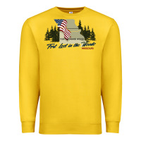 Lemon fort leonard wood fort lost in the woods missouri pullover hoodie Premium Sweatshirt - linhVisuals