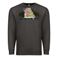 Smoke fort leonard wood fort lost in the woods missouri pullover hoodie Premium Sweatshirt - linhVisuals