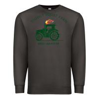 Smoke diddly squat farm green, tractor tee for farmer t shirt Premium Sweatshirt - linhVisuals