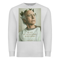 Dove Grey hbo curb your enthusiasm larry david men's and women's t shirt Premium Sweatshirt - linhVisuals