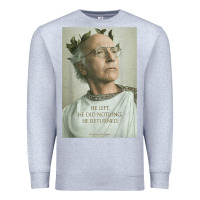 Heather Grey hbo curb your enthusiasm larry david men's and women's t shirt Premium Sweatshirt - linhVisuals