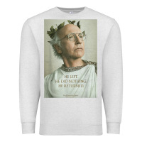 Oatmeal Heather hbo curb your enthusiasm larry david men's and women's t shirt Premium Sweatshirt - linhVisuals
