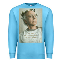 Ocean Blue hbo curb your enthusiasm larry david men's and women's t shirt Premium Sweatshirt - linhVisuals
