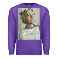 Purple hbo curb your enthusiasm larry david men's and women's t shirt Premium Sweatshirt - linhVisuals