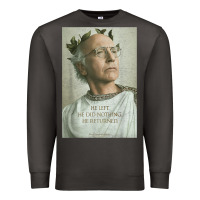 Smoke hbo curb your enthusiasm larry david men's and women's t shirt Premium Sweatshirt - linhVisuals