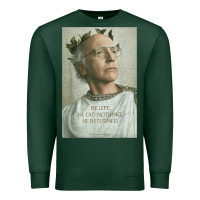 Sports Green hbo curb your enthusiasm larry david men's and women's t shirt Premium Sweatshirt - linhVisuals