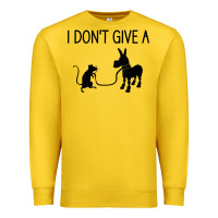 Lemon i don't give a rats ass, funny, jokes, sarcastic sayings t shirt Premium Sweatshirt - linhVisuals