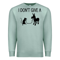 Seafoam i don't give a rats ass, funny, jokes, sarcastic sayings t shirt Premium Sweatshirt - linhVisuals