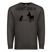 Smoke i don't give a rats ass, funny, jokes, sarcastic sayings t shirt Premium Sweatshirt - linhVisuals