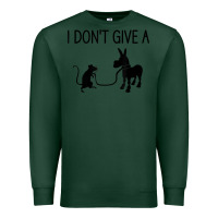 Sports Green i don't give a rats ass, funny, jokes, sarcastic sayings t shirt Premium Sweatshirt - linhVisuals