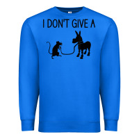 True Royal i don't give a rats ass, funny, jokes, sarcastic sayings t shirt Premium Sweatshirt - linhVisuals