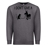Charcoal Heather i don't give a rats ass, funny, jokes, sarcastic sayings t shirt Premium Sweatshirt - linhVisuals