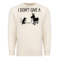 Sandshell i don't give a rats ass, funny, jokes, sarcastic sayings t shirt Premium Sweatshirt - linhVisuals