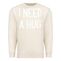 Sandshell i need a hug, funny, joke, sarcastic, family t shirt Premium Sweatshirt - linhVisuals