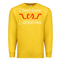 Lemon i don't know i just work here     t shirt Premium Sweatshirt - linhVisuals