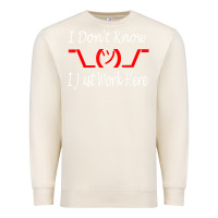 Sandshell i don't know i just work here     t shirt Premium Sweatshirt - linhVisuals