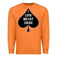 Carrot i love big fat cocks queen of spades t shirt Premium Sweatshirt - linhVisuals