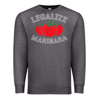Charcoal Heather legalize marinara food gift tshirt Premium Sweatshirt - linhVisuals