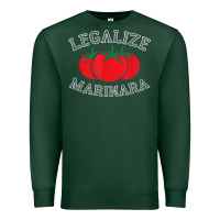 Sports Green legalize marinara food gift tshirt Premium Sweatshirt - linhVisuals