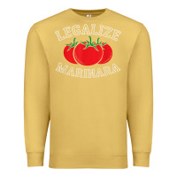 Antique Gold legalize marinara food gift tshirt Premium Sweatshirt - linhVisuals