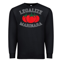 Black legalize marinara food gift tshirt Premium Sweatshirt - linhVisuals