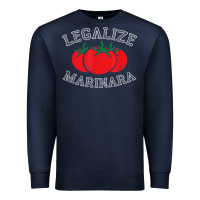 Navy legalize marinara food gift tshirt Premium Sweatshirt - linhVisuals