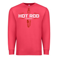 Cardinal hot rod garage custom retro classic car spark plug t shirt Premium Sweatshirt - linhVisuals