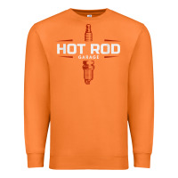 Carrot hot rod garage custom retro classic car spark plug t shirt Premium Sweatshirt - linhVisuals