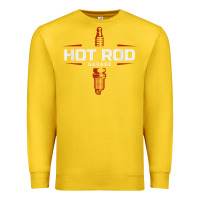 Lemon hot rod garage custom retro classic car spark plug t shirt Premium Sweatshirt - linhVisuals