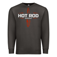 Smoke hot rod garage custom retro classic car spark plug t shirt Premium Sweatshirt - linhVisuals