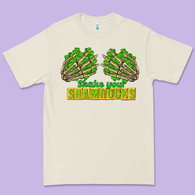 Shake Your Shamrocks St. Patrick's Day Premium Tee Designed By Cowgirlartshop