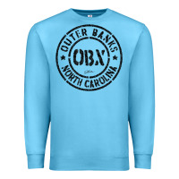 Ocean Blue jcombs outer banks, obx, nc t shirt Premium Sweatshirt - linhVisuals