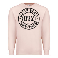 Pale Pink jcombs outer banks, obx, nc t shirt Premium Sweatshirt - linhVisuals