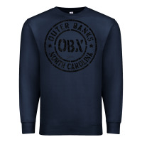 Navy jcombs outer banks, obx, nc t shirt Premium Sweatshirt - linhVisuals