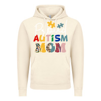 Vintage Artic Proud Autism Mom Leopard Pattern Design Autism Awa Vintage Hoodie - CowhideDigitalArt
