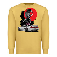 Antique Gold jdm nsx car tuning japan samurai drift import pullover hoodie Premium Sweatshirt - linhVisuals