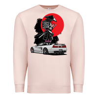 Pale Pink jdm nsx car tuning japan samurai drift import pullover hoodie Premium Sweatshirt - linhVisuals