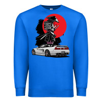 True Royal jdm nsx car tuning japan samurai drift import pullover hoodie Premium Sweatshirt - linhVisuals