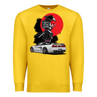 Lemon jdm nsx car tuning japan samurai drift import pullover hoodie Premium Sweatshirt - linhVisuals