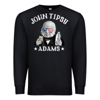 Black john tipsy adams president john quincy adams 4th of july t shirt Premium Sweatshirt - linhVisuals