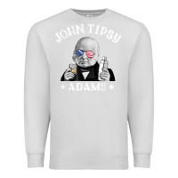 Dove Grey john tipsy adams president john quincy adams 4th of july t shirt Premium Sweatshirt - linhVisuals
