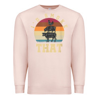 Pale Pink id smoke that funny smoked pork meat lover bbq gift barbecue t shirt Premium Sweatshirt - linhVisuals