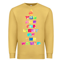 Antique Gold light of the world godspell inspired musical theater t shirt Premium Sweatshirt - linhVisuals