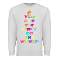 Dove Grey light of the world godspell inspired musical theater t shirt Premium Sweatshirt - linhVisuals