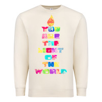 Sandshell light of the world godspell inspired musical theater t shirt Premium Sweatshirt - linhVisuals