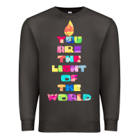 Smoke light of the world godspell inspired musical theater t shirt Premium Sweatshirt - linhVisuals